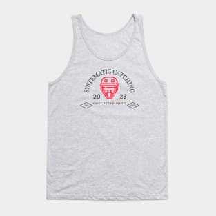 Baseball Systematic Catching 2023 Mask Logo Tank Top